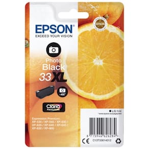 Bläckpatron EPSON C13T33614012 svart