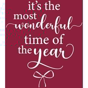 Zelltuchserviette Paper+Design, 33 x 33 cm, Spruch (Weihnachten)