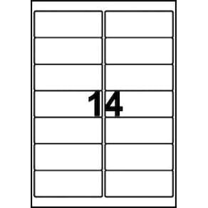 Etikett LR7163 99,1x38,1mm 1400/fp