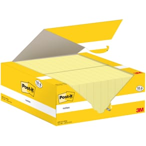 Haftnotizblock Post-it Notes Promotion, 24x100 Blatt, gelb