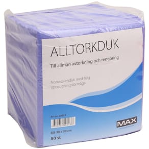 Städduk MAX Alltorkduk blå 50/fp