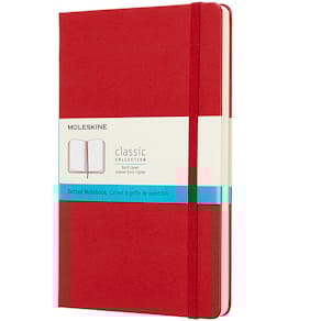 Classic Hard Dotted Large Röd