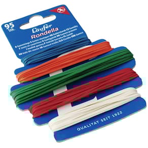 Gummiringe Läufer Rondella, 95 Stück in 5 Größen bunt