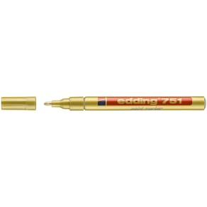 Lackmarker edding 751, 1–2 mm, gold