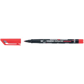 Folienstift STABILO OHPen universal, S, rot