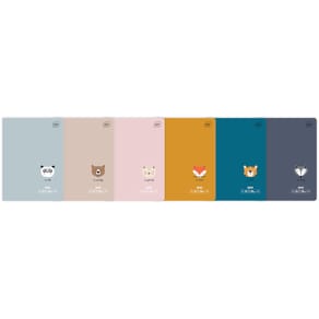 Notizheft INTERDRUK BEBE Friends, A5, 16 Blatt, kariert