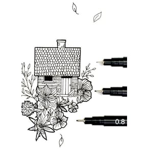 Fineliner PENTEL Pointliner 0,3mm svart