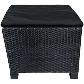 Palle/bord Lyon fiberkurvemøbler sort