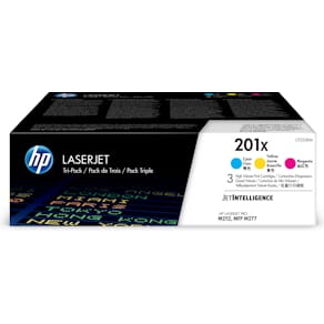 Color LaserJet 201X toner 3-pack (Cyan/Magenta/Yellow)