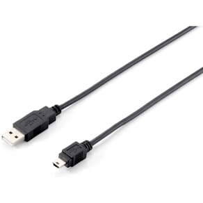 USB-Kabel EQUIP 2.0 Type A auf Mini-B, 1,8 m, schwarz