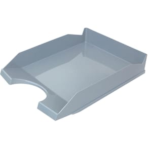 Brievenbakje OFFICE products, A4, PP, grijs