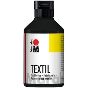 Textilfarbe Marabu, schwarz, 250 ml