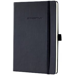 Notizbuch Sigel Conceptum, A5, 97 Blatt, punktkariert, schwarz