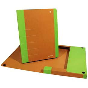Heftbox DONAU Life, Karton, A4, 3 cm, neongrün