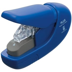 Heftgerät PLUS JAPAN klammerlos, blau
