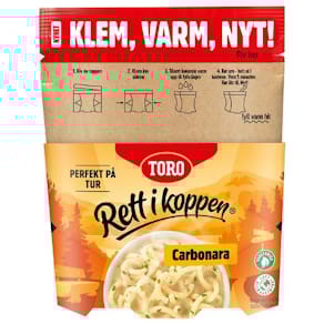 Carbonara TORO Rett i koppen