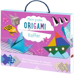 Bastelset MOSES. Mein großer Origami-Koffer, inkl. Falzhilfe und 