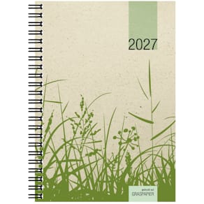 Spiralbuchkalender Zettler Typ 759, 13,7 x 19,6 cm, Graspapier, 1