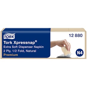 Servett för TORK Xpressnap N4, natur, 1000/FP