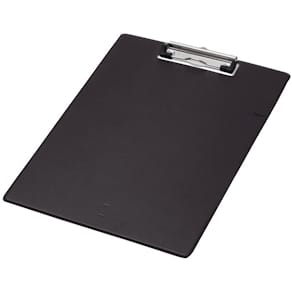 Klemmbrett Q-CONNECT, A4, schwarz