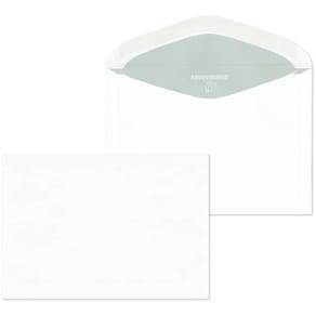 Briefumschlag MAILMEDIA B6, weiß, nassklebend, 75 g/m², ohne Fen
