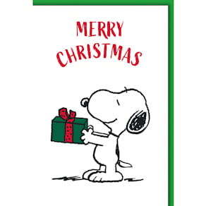 Weihnachtskarte Braun + Company Snoopy