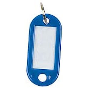 Schlüsselanhänger Q-Connect, 10 St., dunkelblau