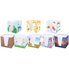 Notizklotz RNK, 92 x 92 mm, sortiert, 8 St.