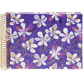Fotospiralbuch Turnowsky Orchid Mood, purple