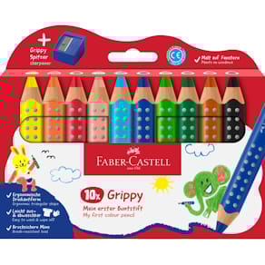 Buntstifte Faber-Castell Grippy, 10 Stück, sortiert