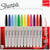 Marker Sharpie permanent, fijn, blister van 12 stuks