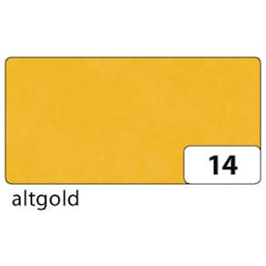 Drachenpapier Folia, 42g, altgold, 70x100 cm, gefalzt, 25 Bogen
