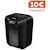 Papiervernietiger Fellowes Powershred LX41, zwart