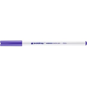 Textilstift edding T-Shirt pen, neon violett, Rundspitze, 1 mm