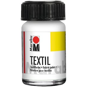 Textilfarbe Marabu Textil, weiß, 15 ml