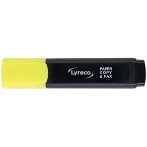 Överstrykningspenna LYRECO 2-5mm gul