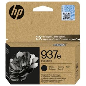Bläckpatron HP 4S6W9NE 937e svart