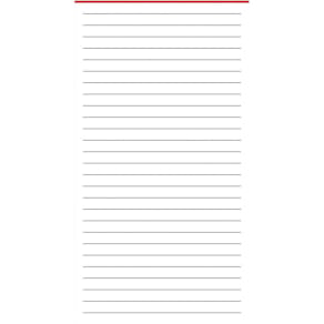 Ersatzeinlage BSB A7 Notizen, liniert, 50 Blatt