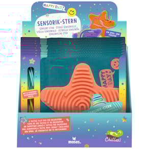 Sensorik-Spielzeug MOSES Kreativ-Stern Happy Day, sortiert
