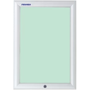 Schaukasten FRANKEN Security, A4, silber