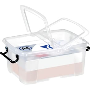 Aufbewahrungsbox Strata Ablagebox HW671, transparent, 12 l