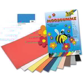 Moosgummi Folia, 2 mm, himmelblau