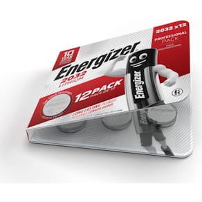 Batteri ENERGIZER Lithium CR2032 12/fp
