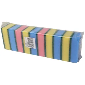 Skursvamp Grön slipmedel, 10-pack