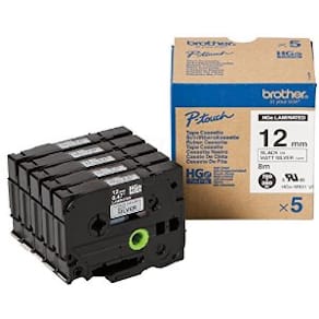 Tape Brother HGEM931V5 svart på silver