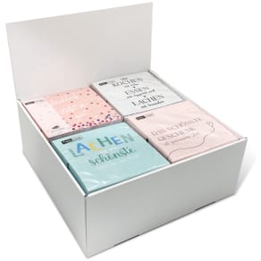 Motivserviette Paper+Design, 33 x 33 cm, Sprüche, sortiert