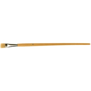 Penseel Bouhon, varkenshaar, plat, lange steel, nr 14