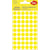 Etiket Avery Ronde, diameter 12 mm, geel, 270 stuks