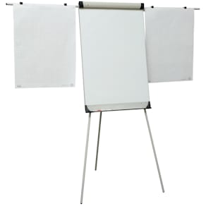 Blädderblocksställ med whiteboard 70x100 cm