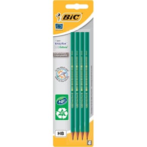 Potlood Bic Evolution 650 HB, blister van 4 stuks